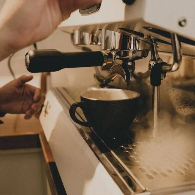 Fresh coffee served at Paradise cafe