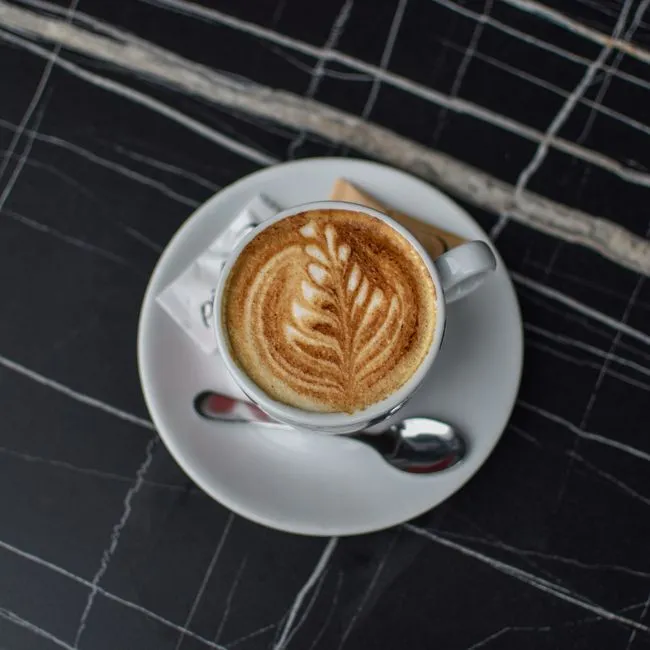 Coffee served at Paradise cafe