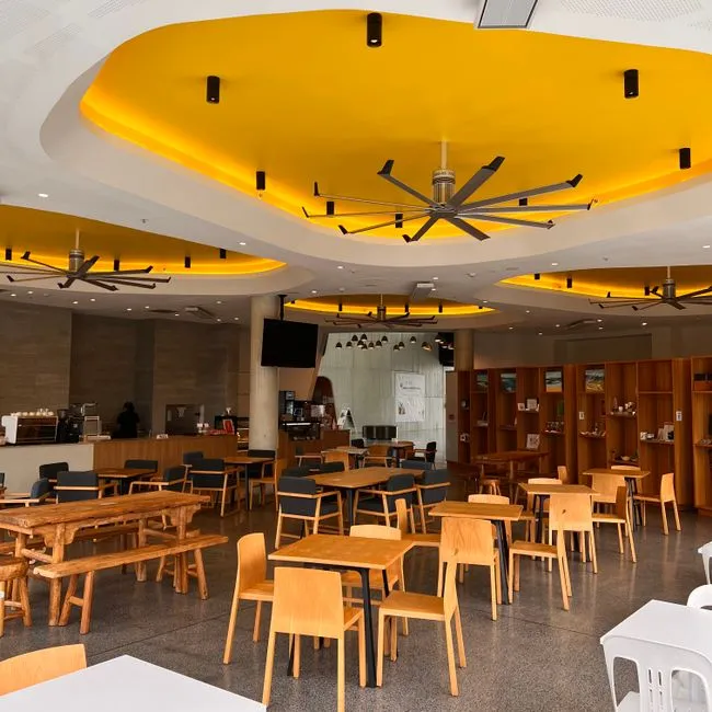 Relaxed cafe seating at Paradise cafe