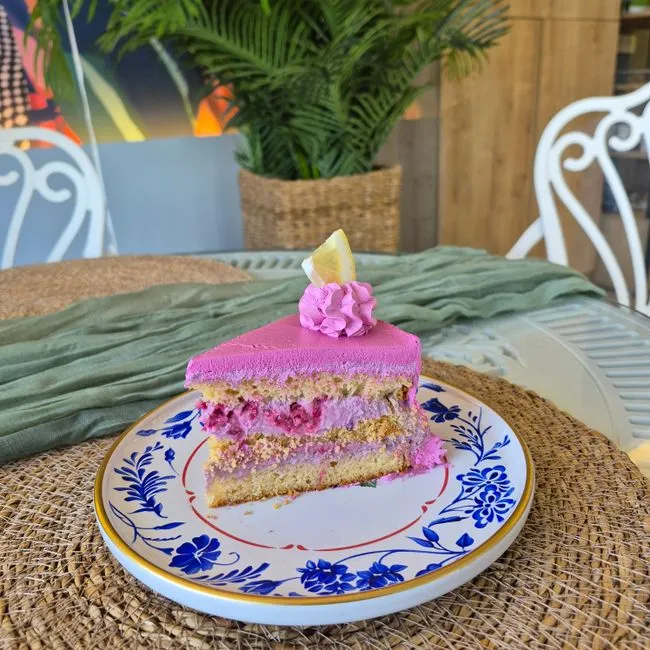 Cake served at Paradise cafe