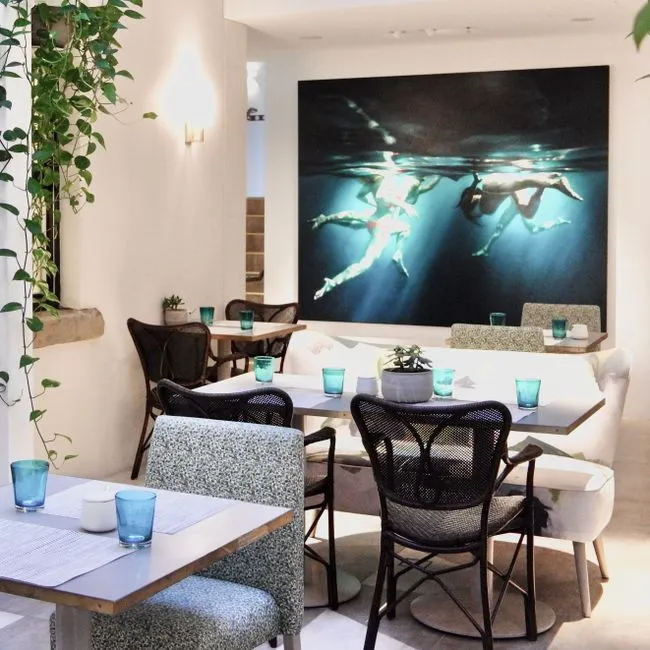 The relaxed, light-filled seating area